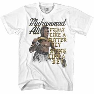 Muhammad Ali Butterfly Float Quote Boxing Unisex T-Shirt
